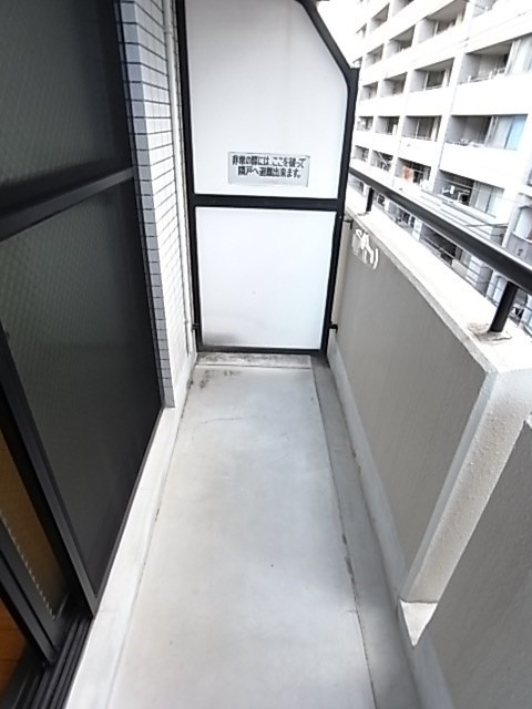 ハイネス生田のバルコニー