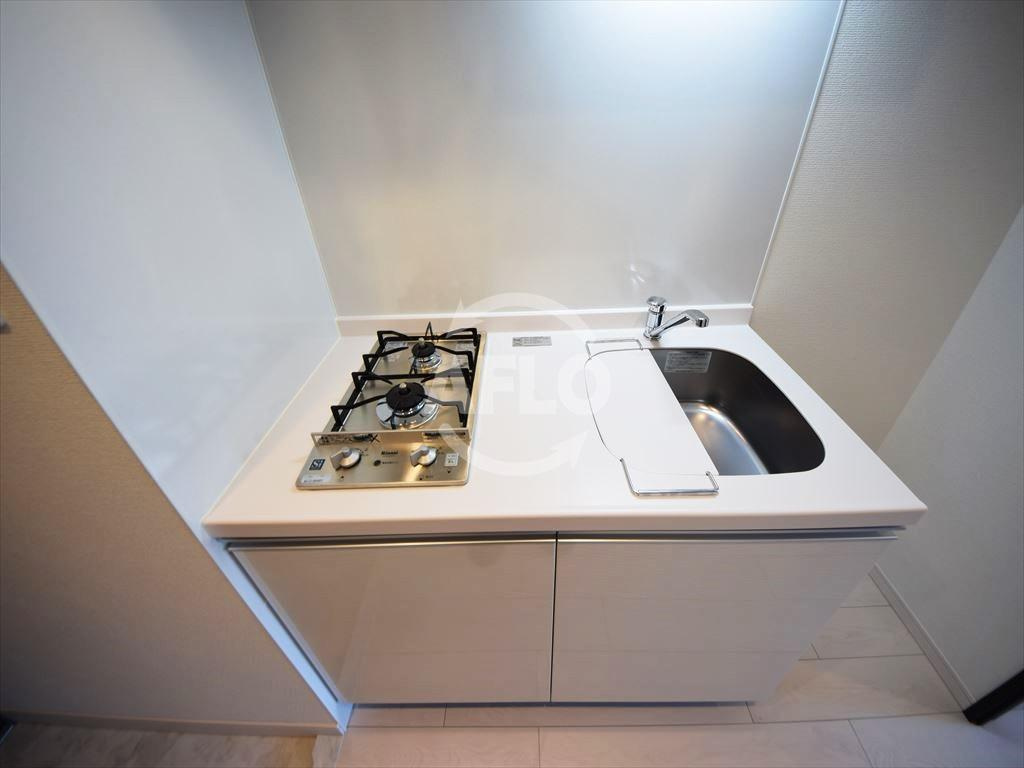 レオンコンフォート難波リオのキッチン|レオンコンフォート難波リオ　2口ガスコンロ