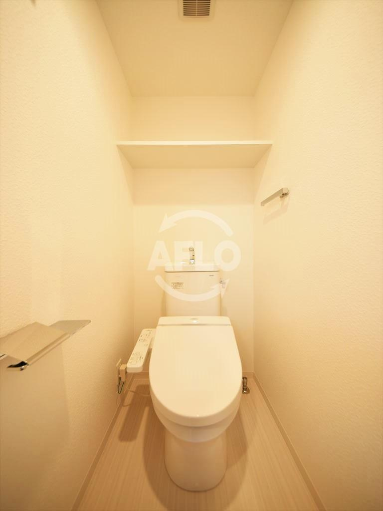 レオンコンフォート難波リオのトイレ|レオンコンフォート難波リオ　温水暖房便座