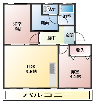 シルエ柏原の間取り
