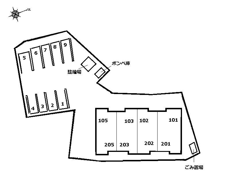 エスターテ２　　　刈谷市の賃貸ならクラスホーム刈谷店の駐車場