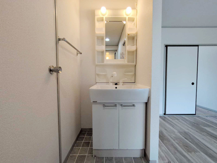 池尻ハイツB棟の洗面所