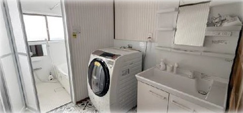 【洗面所】 | 城南区田島3丁目　戸建て