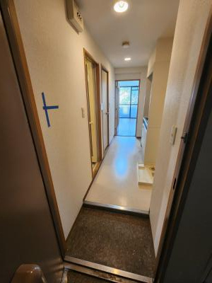 フラッツ7の展望|玄関から～