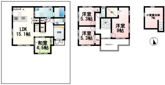 【間取り】 | 大石中７丁目　30号地