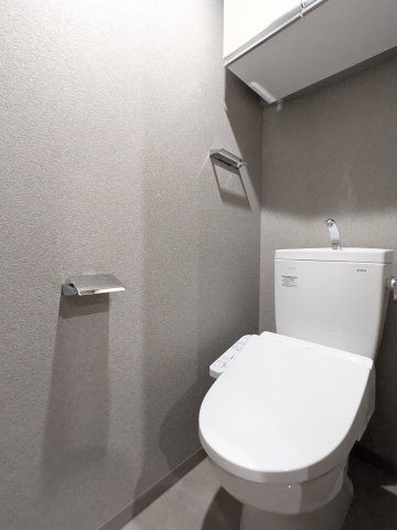 アルティザ上野毛のトイレ|落ち着いた色調のトイレです
