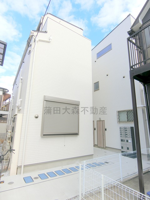 FS新蒲田2丁目ApartmentHouseの外観|2024年11月築　木造地上3階建て　東京都大田区新蒲田2丁目　
東急多摩川線矢口渡駅近最寄り徒歩5分、JR京浜東北線蒲田駅徒歩15分