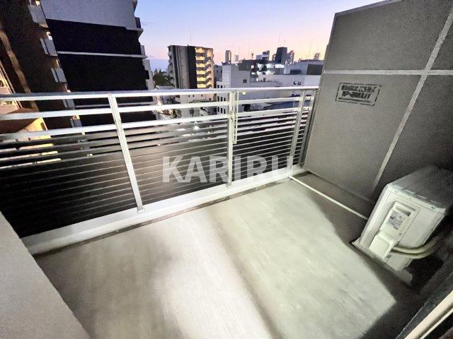 ボーベル玉造のバルコニー