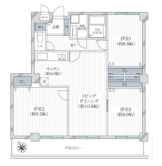 プリオーレ美山台壱番館の間取り