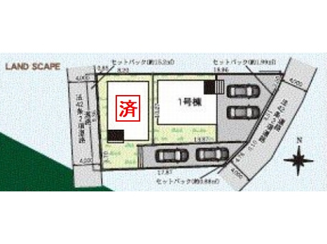 【区画図】 | 【仲介手数料０円】相模原市南区磯部第56　新築一戸建て　1号棟　全2棟 | 相模原市南区磯部第56　新築一戸建て　全2棟