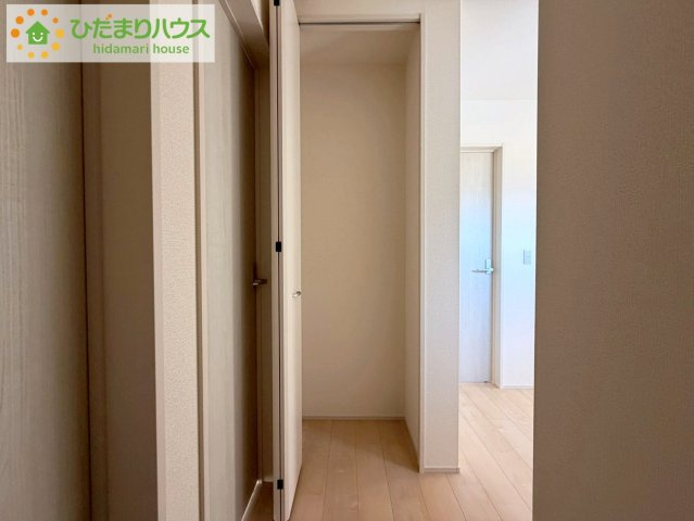 いわき市内郷御厩町4丁目第1　新築戸建　3号棟の収納|クローゼットタイプの収納は荷物がどこにあるかすぐに見つかります！