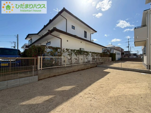 いわき市内郷御厩町4丁目第1　新築戸建　3号棟の庭|日当たりの良い広い庭。友人や親せきが集まってＢＢＱをしたり、ペットと遊んだり。
一戸建てならではの楽しさが広がります(*^-^*)