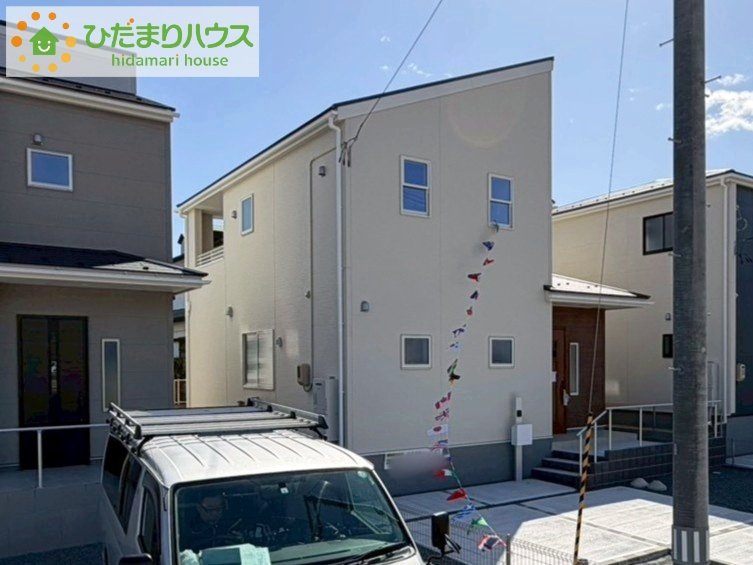 いわき市内郷御厩町4丁目第1　新築戸建　3号棟の外観|是非一度、ご家族そろってご内覧ください♪