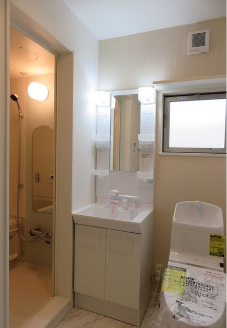 ブライトテラス大島の洗面所