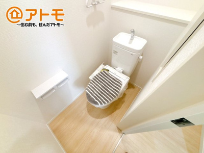 【トイレ】 | 駿東郡清水町徳倉第24　新築一戸建て　全1棟 | ２つトイレがあるので朝も混みあわずに使うことができます！
