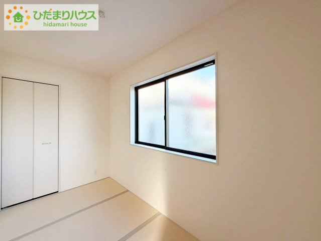 いわき市小名浜西君ヶ塚町第３　新築戸建　３号棟の和室|赤ちゃんスペースや客間など、多彩な用途で使用できる和室☆