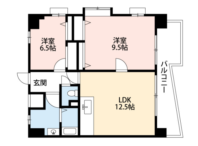 東雲マンションの間取り