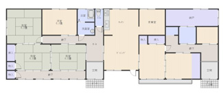【間取り】 | 【北杜市高根町清里】里山の雰囲気を味わえる平家