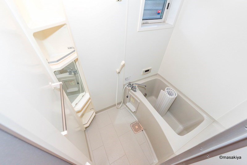 ブルーム吉田の浴室|お風呂　追い焚き付きです。