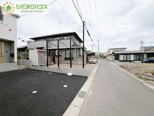 郡山市富田町第21　新築戸建　１号棟の外観|繁華街のようなにぎやかさがないため、車の音や話し声が少なく、静かな生活を望む人に適している閑静な住宅地！