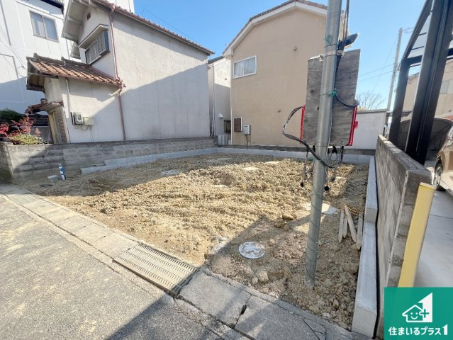 明石市魚住町中尾　第3期　新築一戸建ての外観|周辺は落ち着いた街並みの住宅地！子育てがしやすい住環境です！まだ未完成ですが、現地でしかわからない事もございます。是非一度ご覧ください。