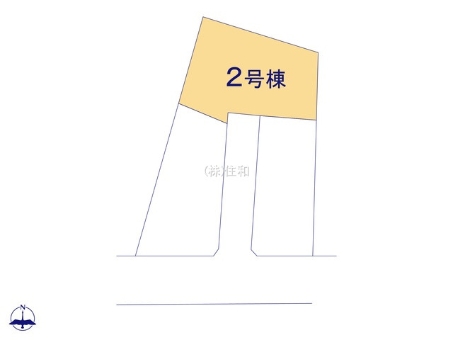 【新築分譲住宅】川越市今成2丁目の区画図