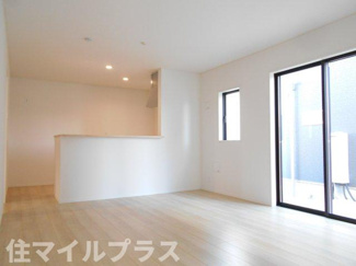 【居間・リビング】 | 郡山市賀庄新築一戸建て3棟 | ゆったりとした居間です