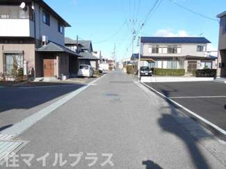 【前面道路含む現地写真】 | 郡山市賀庄新築一戸建て3棟 | 前面道路含む現地写真です