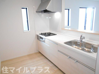 【キッチン】 | 郡山市賀庄新築一戸建て3棟 | キッチンです