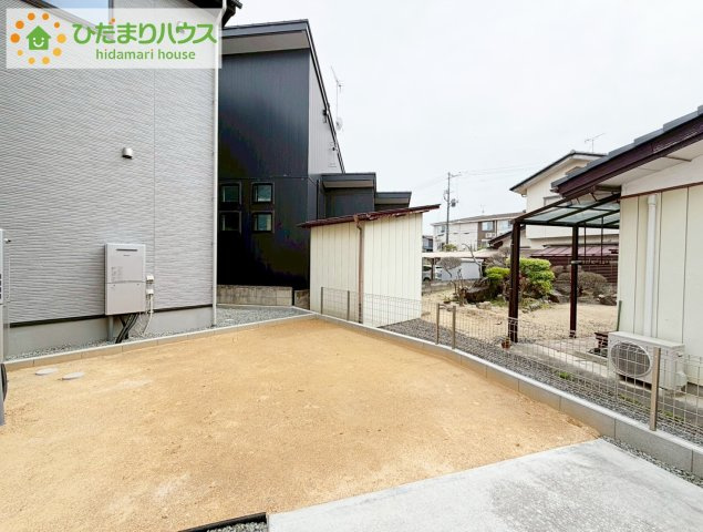 郡山市富久山町９期　新築戸建　１号棟の庭|庭があれば、子どもやペットとより楽しく過ごす時間が増えて暮らしが豊かになります。