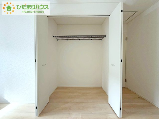 郡山市安積町荒井第6　新築戸建　1号棟の収納|全室にクローゼットが付いていて、お部屋の住空間もスッキリ広々つかえそうです(^^)/