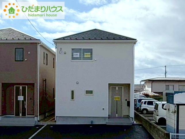 郡山市安積町荒井第6　新築戸建　1号棟の外観|スタイリッシュな外観です(^^)/