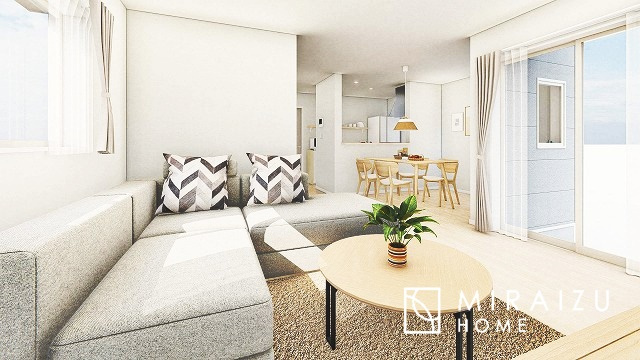 【完成予想図】 | 贅沢な暮らしにぴったり設備が魅力♪早朝、夜間問わず現地見学＆周辺環境ご案内致します♪※CGパースはイメージ画像です。