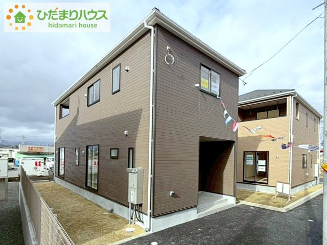 郡山市安積町荒井第6　新築戸建　3号棟の外観|スタイリッシュな外観です(^^)/