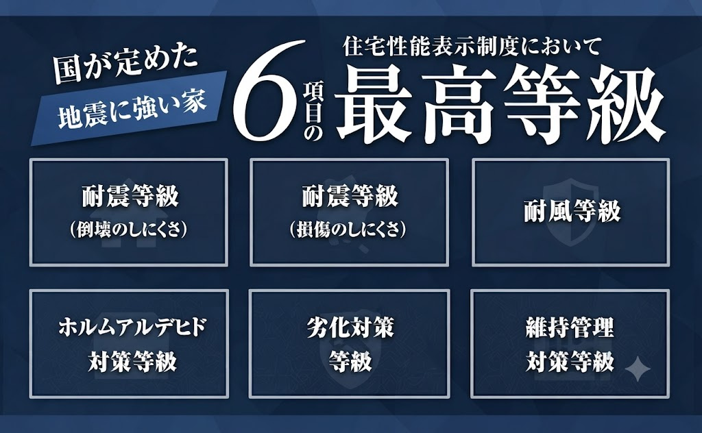 あきる野市伊奈　新築戸建全8棟のその他|住宅性能表示制度において6項目で最高等級を取得。安心・安全・快適な暮らしを支える、高い住宅性能を備えた住まいです。