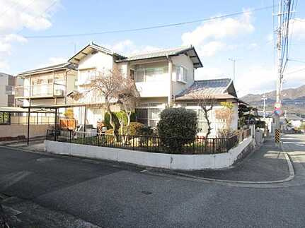 安佐南区伴東８丁目の前面道路含む現地写真