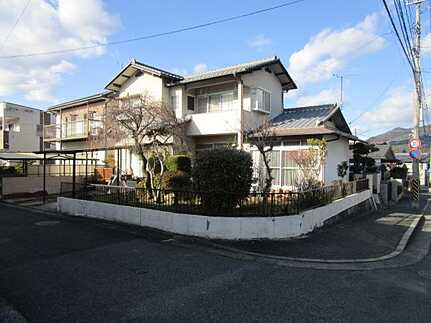 安佐南区伴東８丁目の前面道路含む現地写真