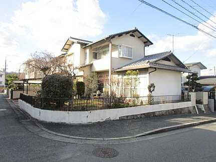 安佐南区伴東８丁目の前面道路含む現地写真