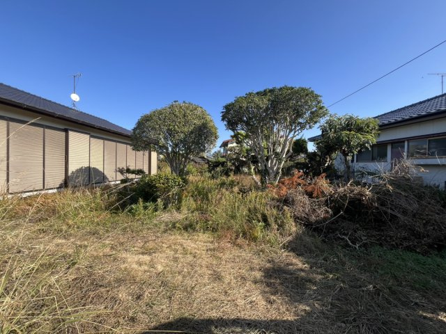 古城町中古物件の庭