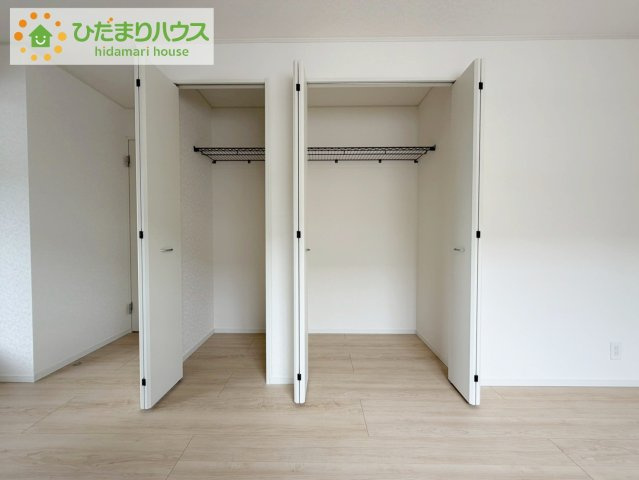 郡山市昭和第9　新築戸建　5号棟の収納|各居室にはしっかりと収納を完備！