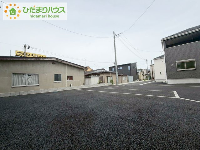 郡山市昭和第9　新築戸建　5号棟の駐車場|ご家族でお車に乗る方に！駐車場2台分あります！