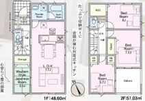 郡山市安積町荒井新築一戸建て3棟の画像