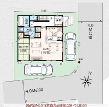 【仲介手数料無料】狭山市水野３６期　全１棟　狭山市の新築住宅なら西武ハウジングの区画図