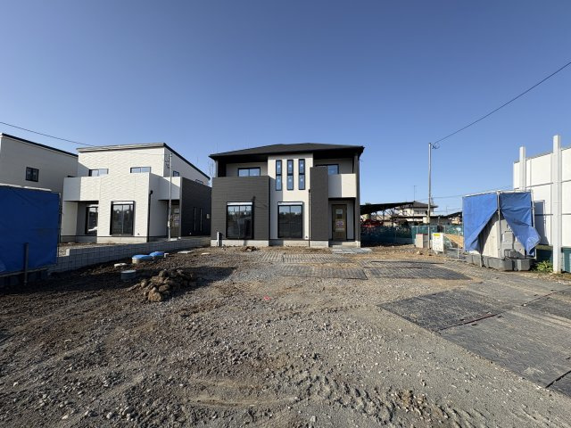 【外観】 | 熊谷市上恩田　新築戸建　全3区画　3号棟 | 2/13撮影