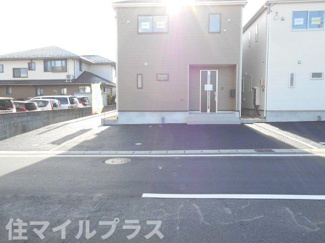 【駐車場】 | 郡山市安積町荒井新築一戸建て3棟 | 駐車場があるので、車を買う予定の方も安心です