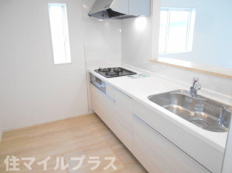 【キッチン】 | 郡山市安積町荒井新築一戸建て3棟 | きれいなキッチンです