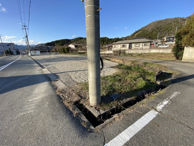 丹波市山南町野坂の売地の外観