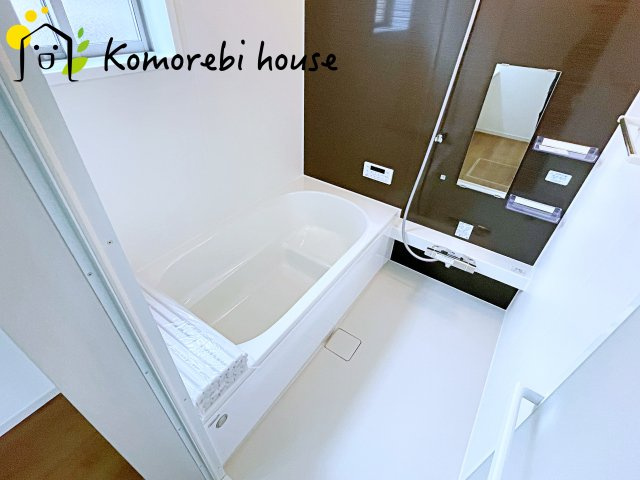 上尾市本町　1期　新築一戸建て　Terrechez　01の浴室|ゆったり過ごせるお風呂です