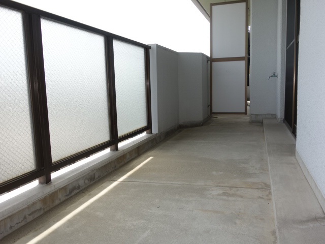 コーポ水田のバルコニー