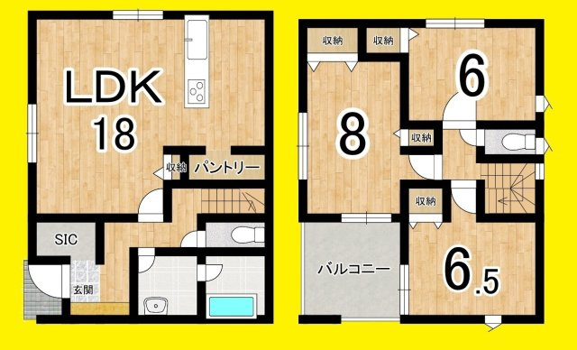 牧之原市静波　第11／の間取り